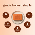 Gentle, honest, simple: real kakishibu, sensitive skin, fragrance-free, 60-day guarantee, no dyes